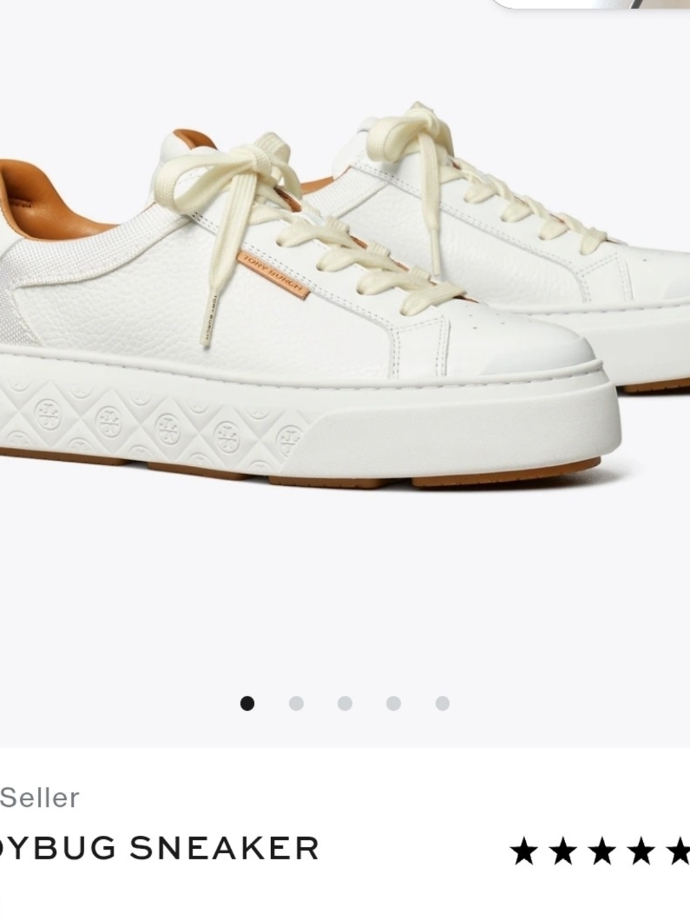 Tory Burch Ladybug Sneaker Size 8